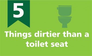 5 things dirtier than a toilet seat
